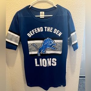 PINK NFL Collection Women’s Detroit Lions Sequin Jersey- Size Small